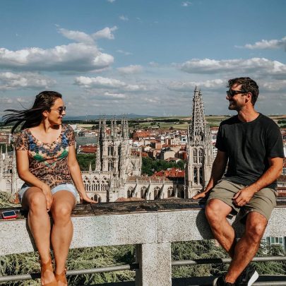 Vista de Burgos na Espanha